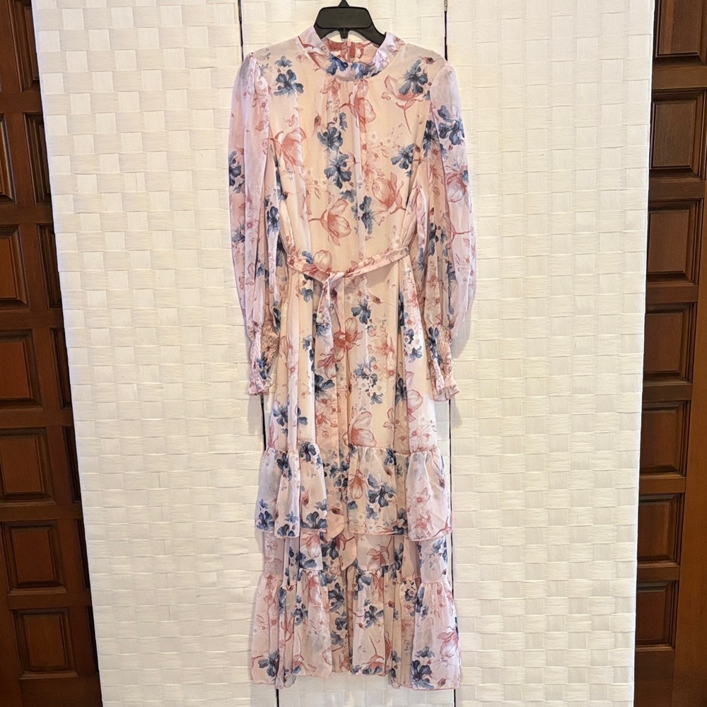 Pink Floral Dress